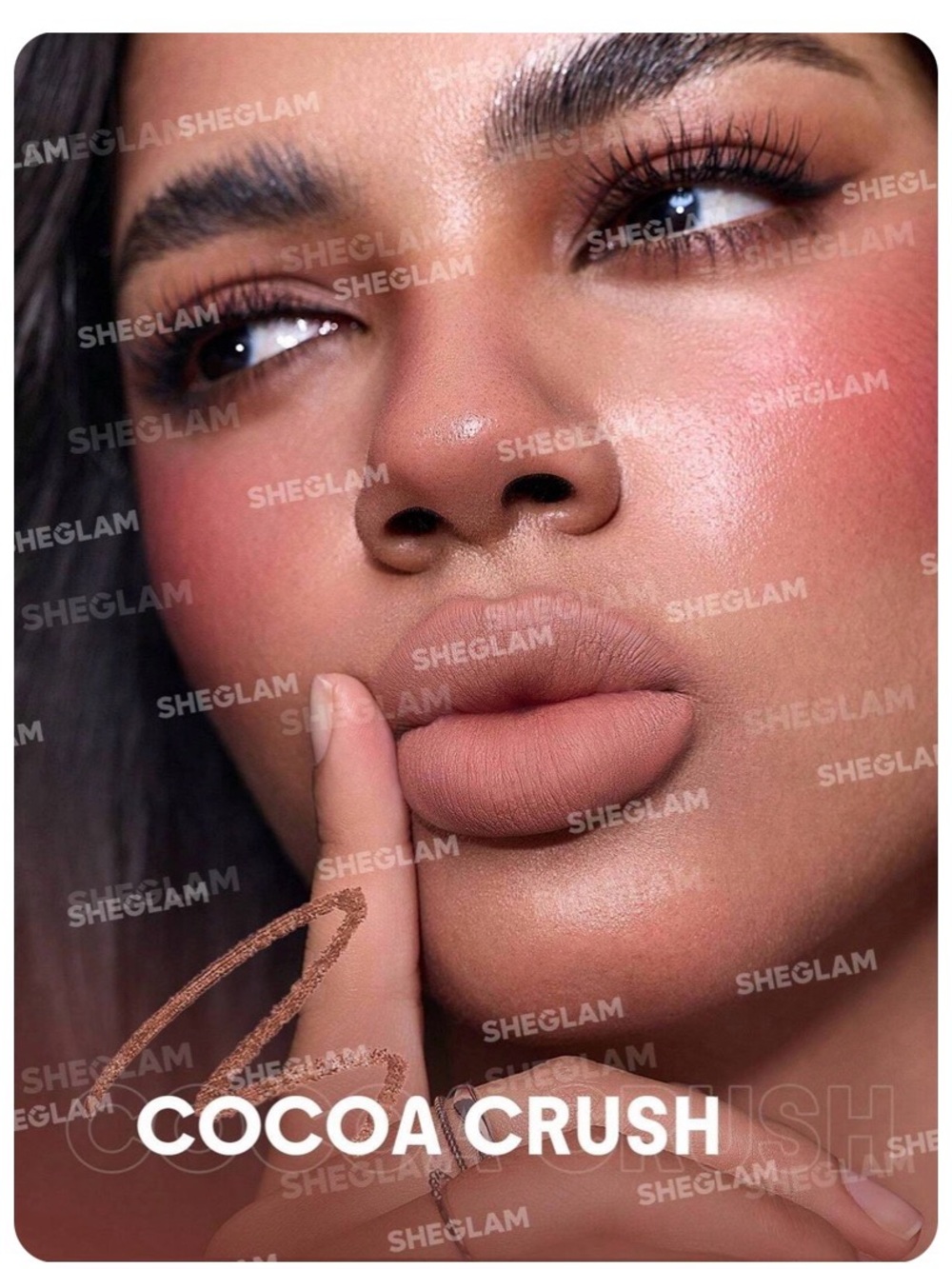 Pagevine Bold Booster Plumping Hydrating Twist-Up Lip Liner Cocoa Crush 0.007 oz